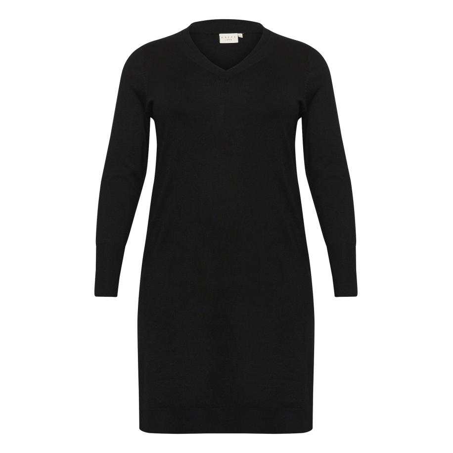 KAFFE CURVE Jurk Lizzy zwart Zwart