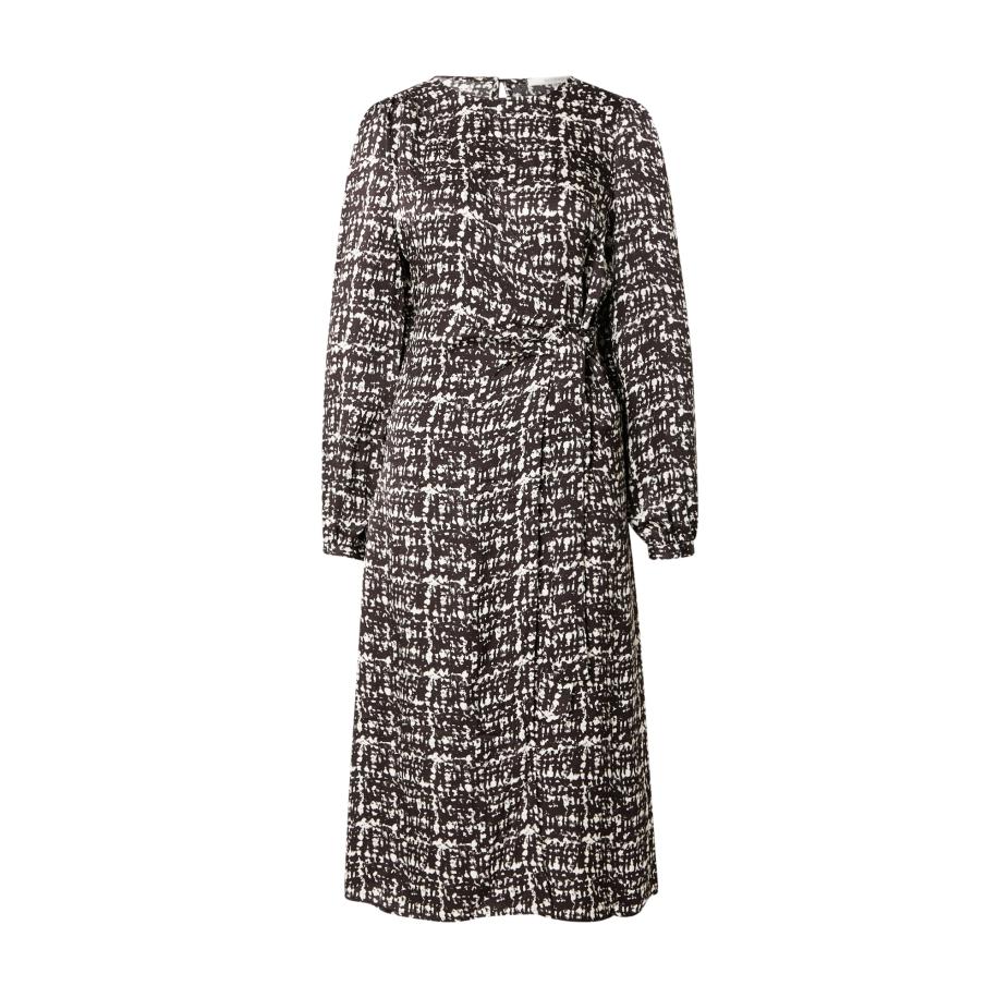 Second Female SECOND FEMALE Jurk Galena antraciet / wit -