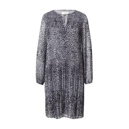 Comma COMMA Jurk grijs / donkergrijs / zwart