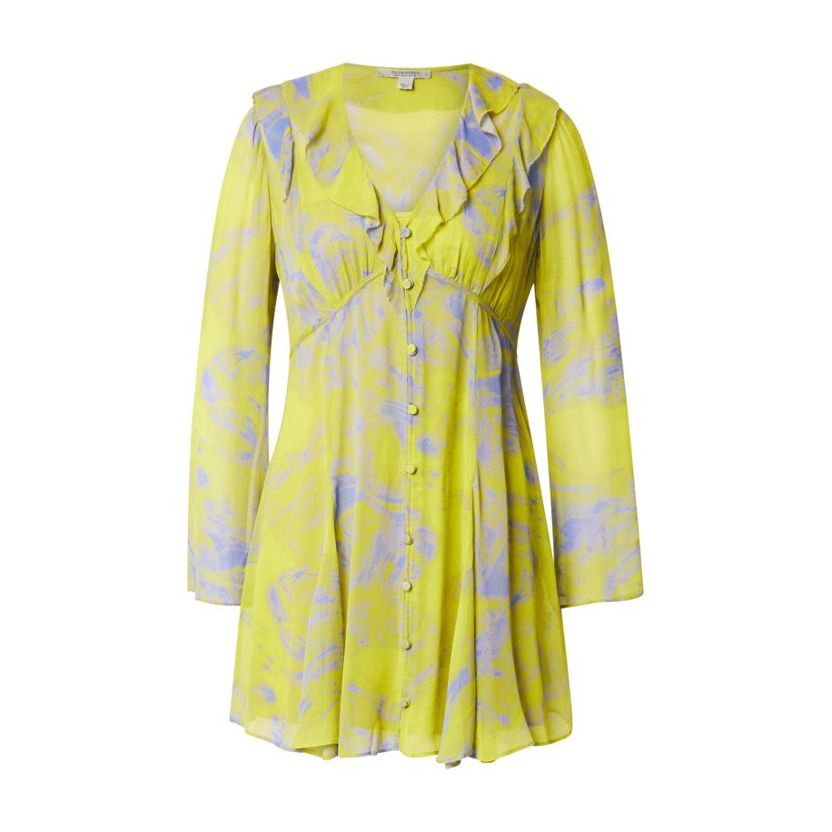 AllSaints AllSaints Blousejurk LINI INSPIRAL blauw / kiwi -