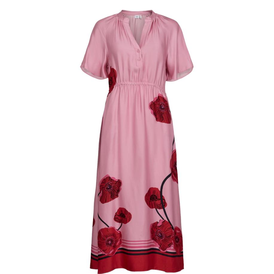 Nümph NÜMPH Jurk NUJOELLE orchidee / bordeaux / zwart -