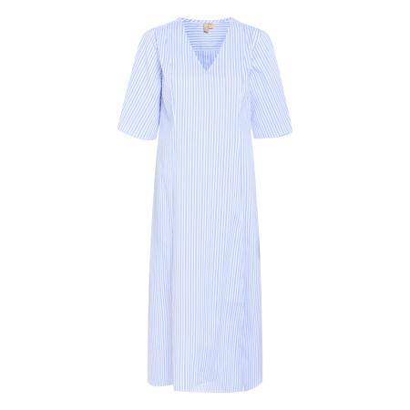 Culture CULTURE Blousejurk lichtblauw / wit