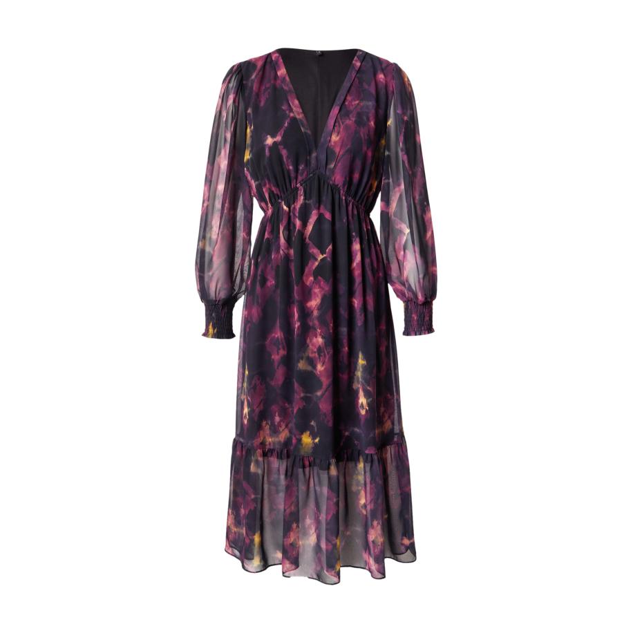 Trendyol Trendyol Jurk lila / abrikoos / zwart -