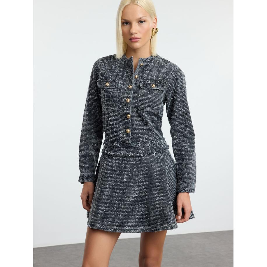 Trendyol Trendyol Jurk donkergrijs -