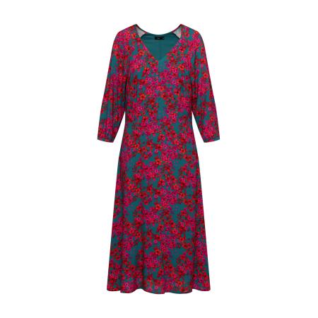 Quiosque Quiosque Jurk 4VS008 blauw / pink / rood