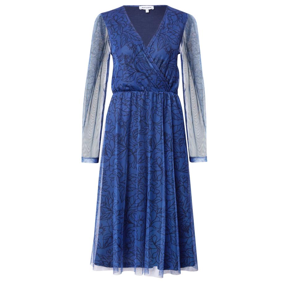 More & More MORE & MORE Jurk navy / donkerblauw -