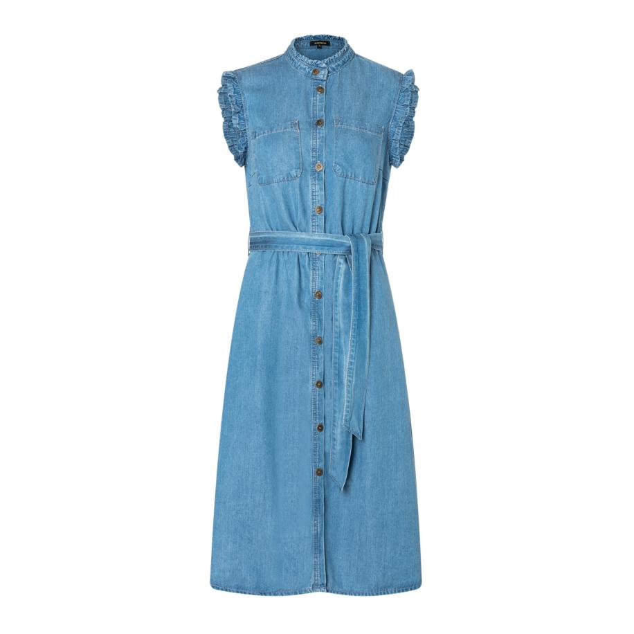 More & More MORE & MORE Blousejurk blauw denim -