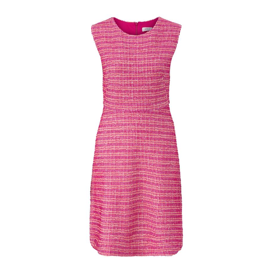 s.Oliver BLACK LABEL Jurk gemengde kleuren / pink Roze