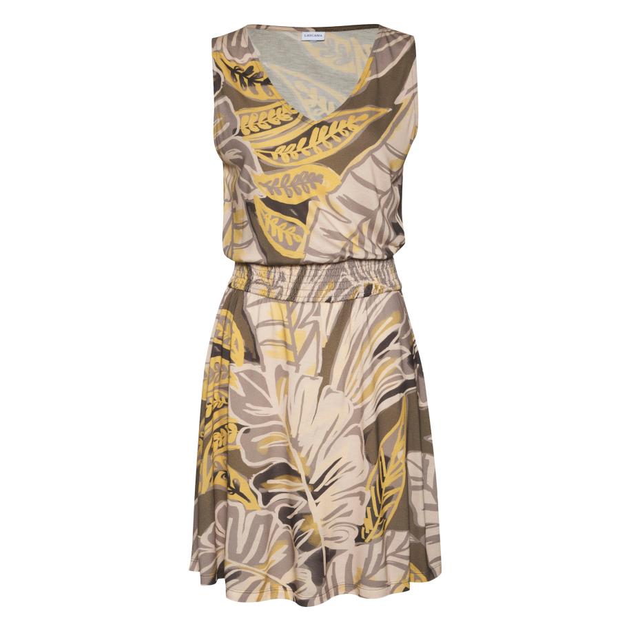 Lascana LASCANA Jurk camel / sand / goudgeel -