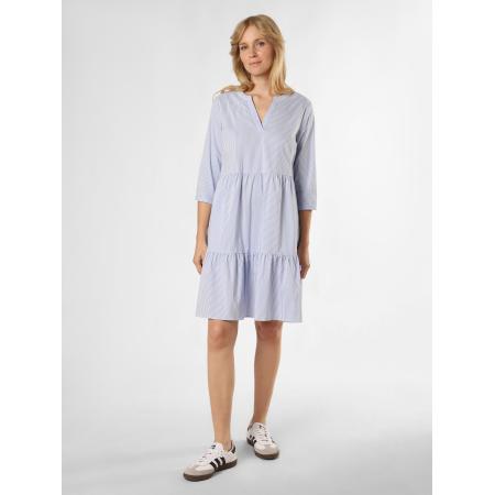 Marie Lund Marie Lund Jurk lichtblauw / wit