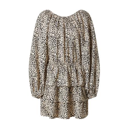 EDITED EDITED Jurk Polina beige / zwart