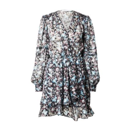 IRO IRO Jurk lichtblauw / oudroze / zwart