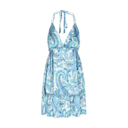 ebeeza ebeeza Jurk Spring Summer aqua / donkerblauw / rosa / wit