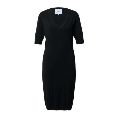 Minus minus Gebreide jurk Milla zwart