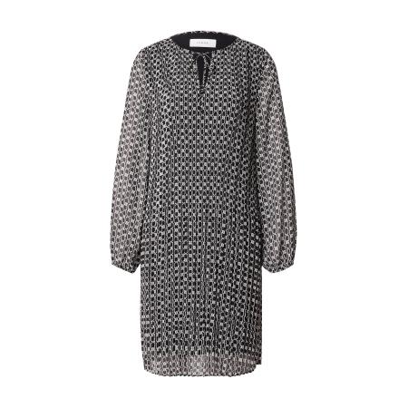 Comma COMMA Jurk zwart / natuurwit