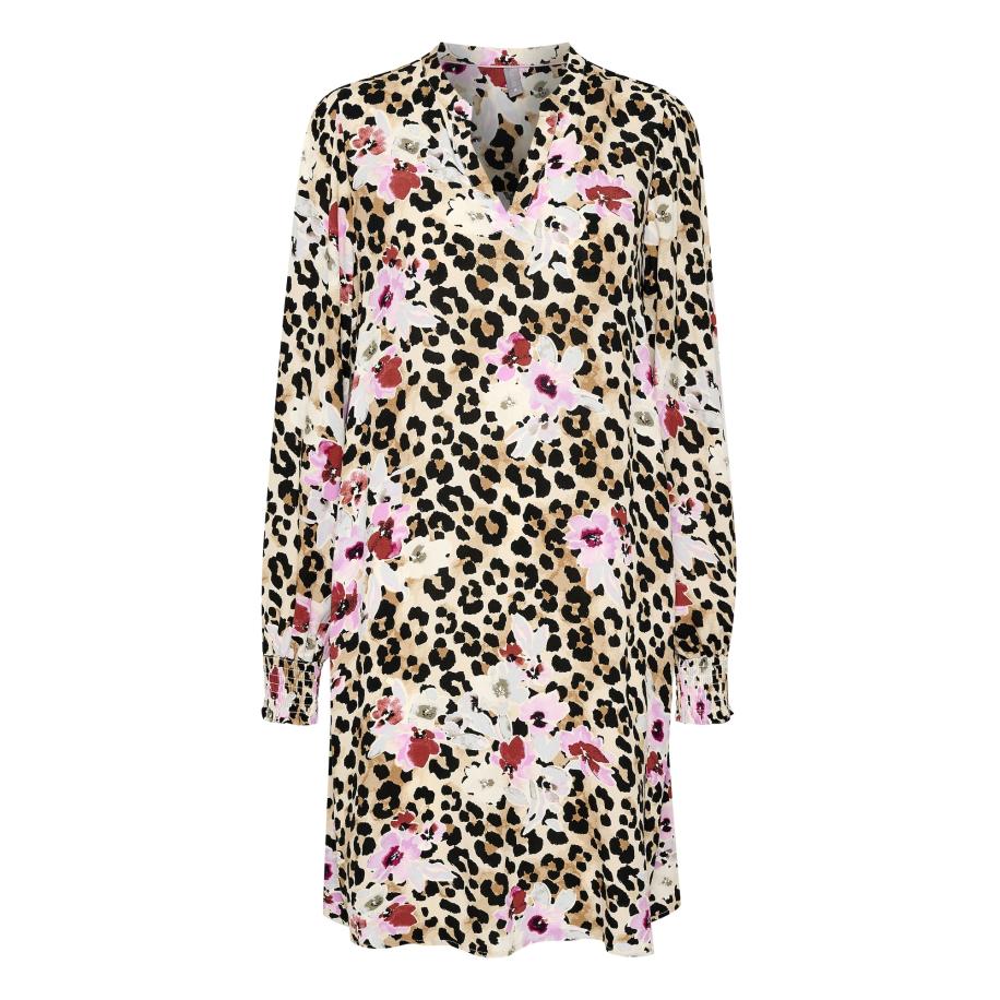 Culture CULTURE Jurk Atlas gemengde kleuren -