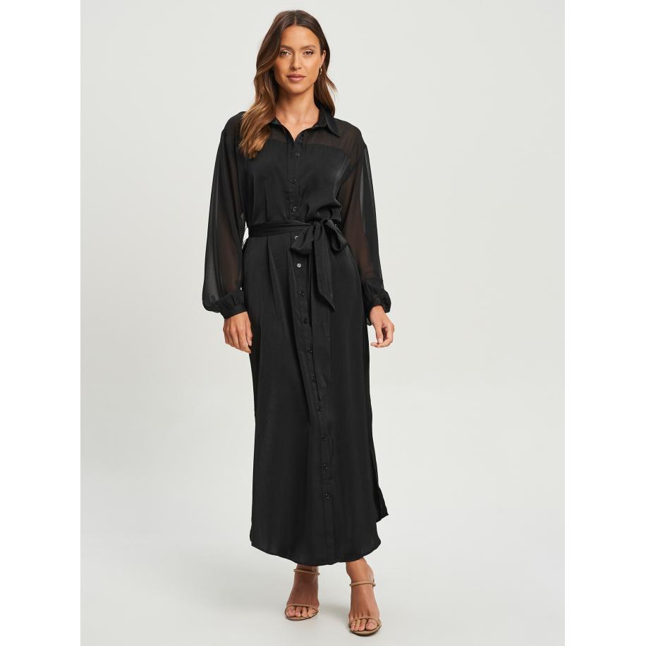 Tussah Blousejurk BENNIE zwart Zwart