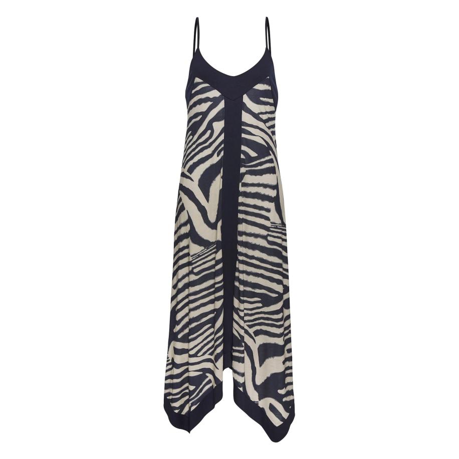 Lascana LASCANA Zomerjurk lichtbeige / marine -