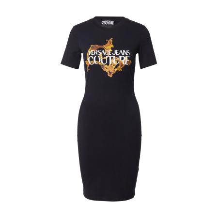 Versace Versace Jeans Couture Jurk goudgeel / zwart / wit