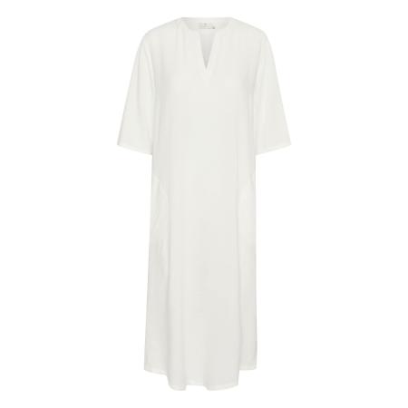 Kaffe Kaffe Jurk Milia natuurwit