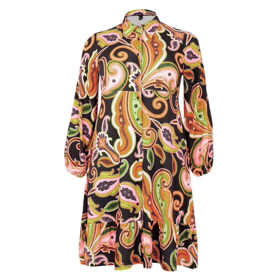 Yoek YOEK Blousejurk gemengde kleuren -