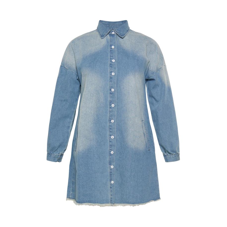 SANIKA SANIKA Blousejurk Fashion Look blauw denim -