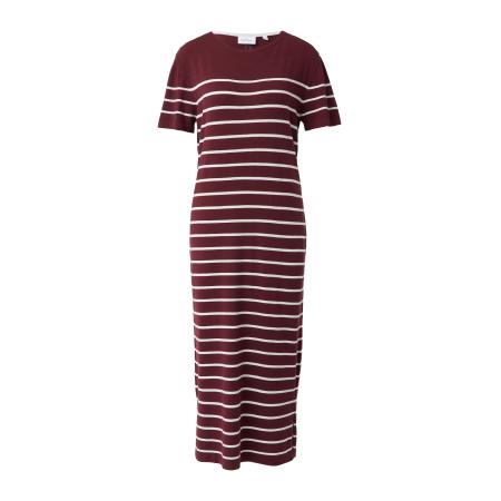 comma casual identity comma casual identity Jurk karmijnrood / wit