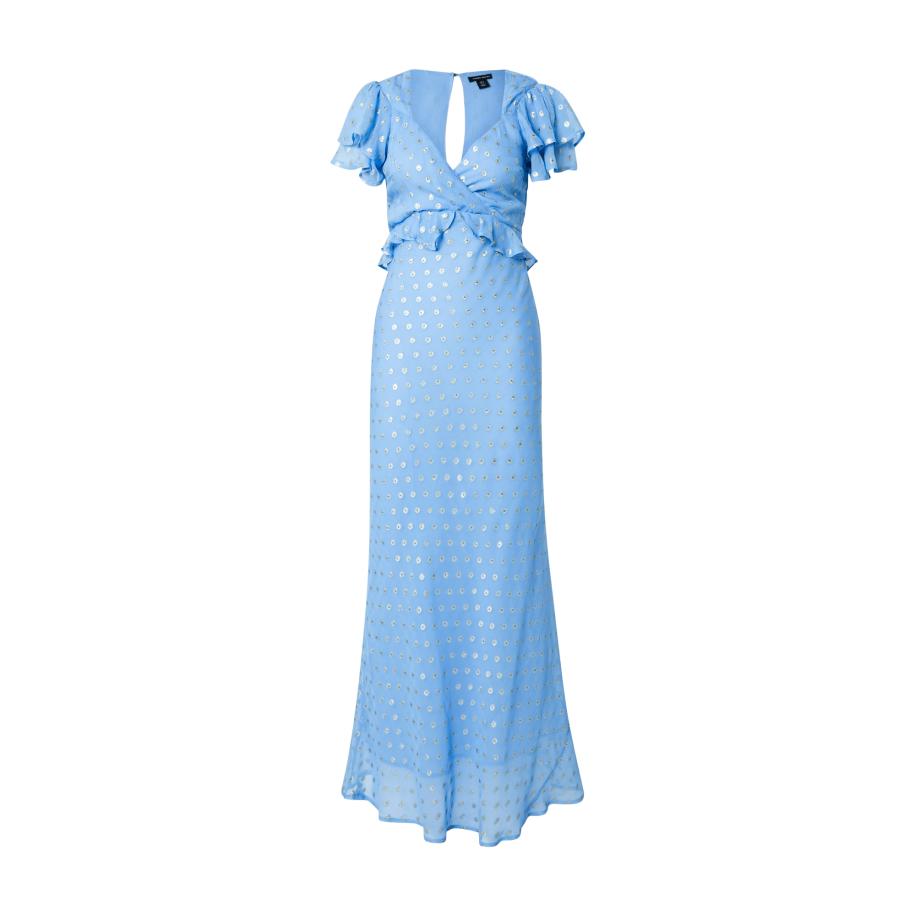 Karen Millen Jurk azuur / goud Blauw