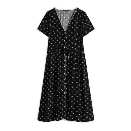 Tommy Jeans Tommy Jeans Jurk zwart / wit