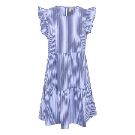 Culture CULTURE Jurk blauw / wit