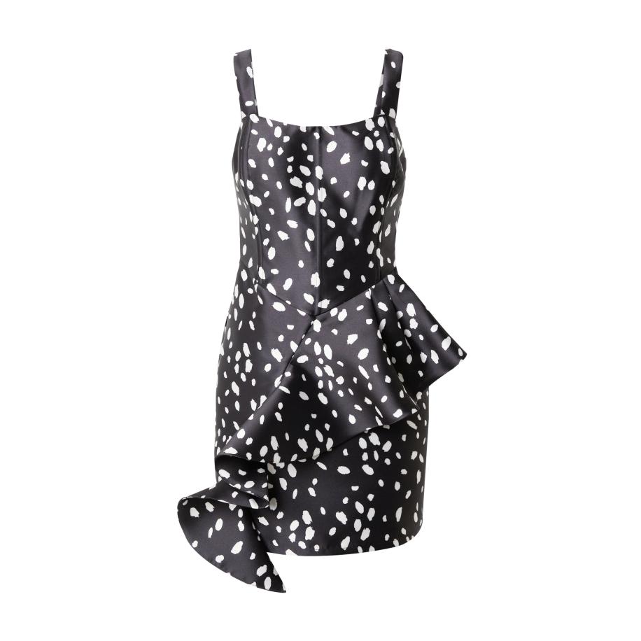 Nasty Gal Nasty Gal Cocktailjurk zwart / wit -