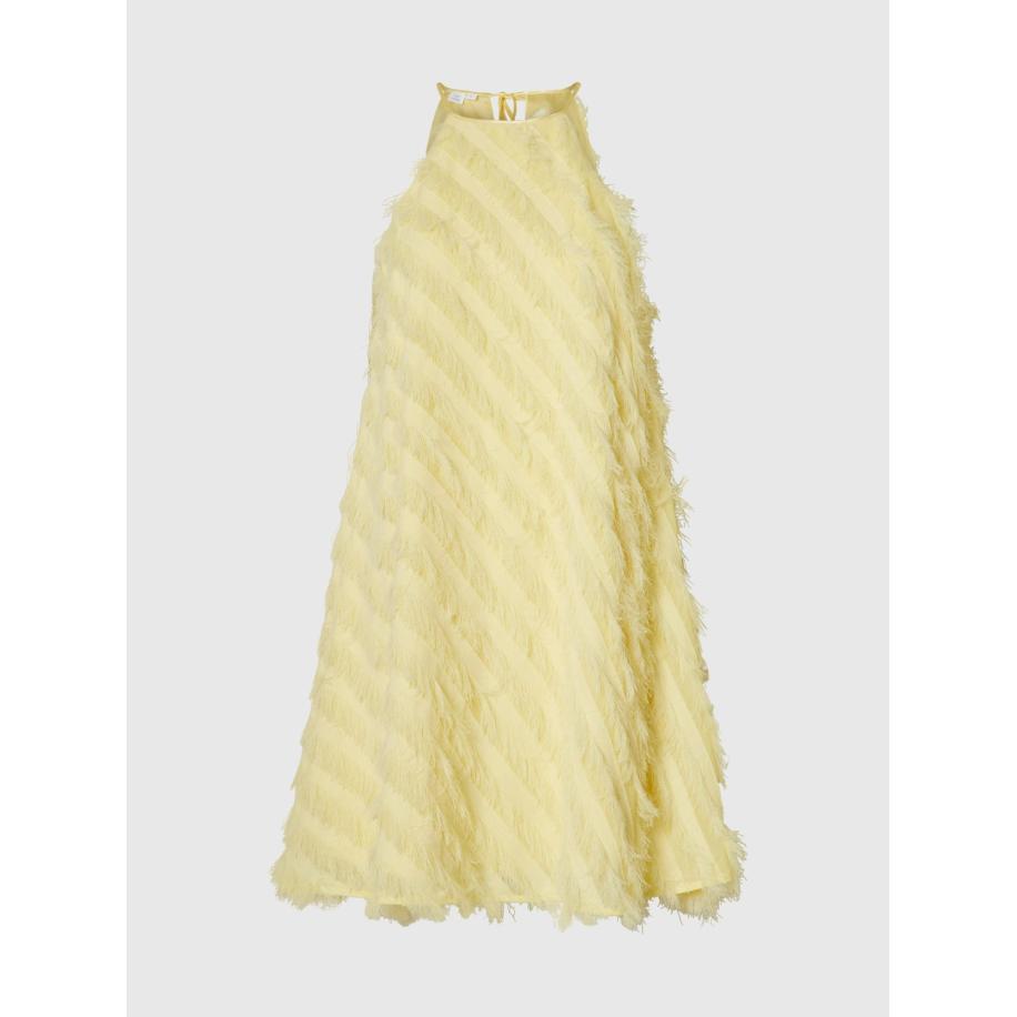 Selected SELECTED Cocktailjurk lichtgeel -