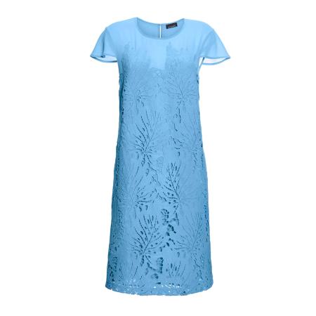 Goldner Goldner Cocktailjurk azuur