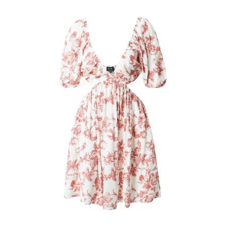 Bardot Bardot Zomerjurk Eden pastelrood / wit