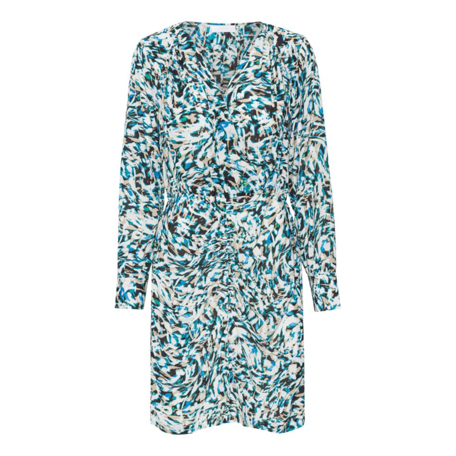 2NDDAY 2NDDAY Blousejurk Eulalie beige / blauw / groen / zwart -