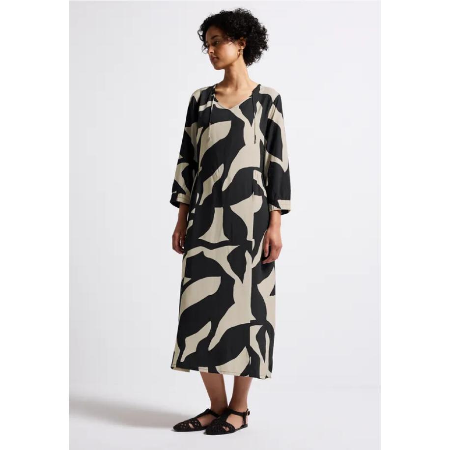 Street One Gedessineerde midi-jurk Grijs