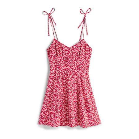 Tommy Jeans Tommy Jeans Zomerjurk rood / wit