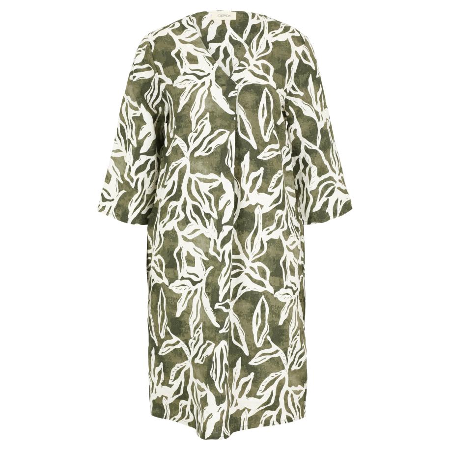 Cartoon Zomerjurk crème / groen gemêleerd Groen