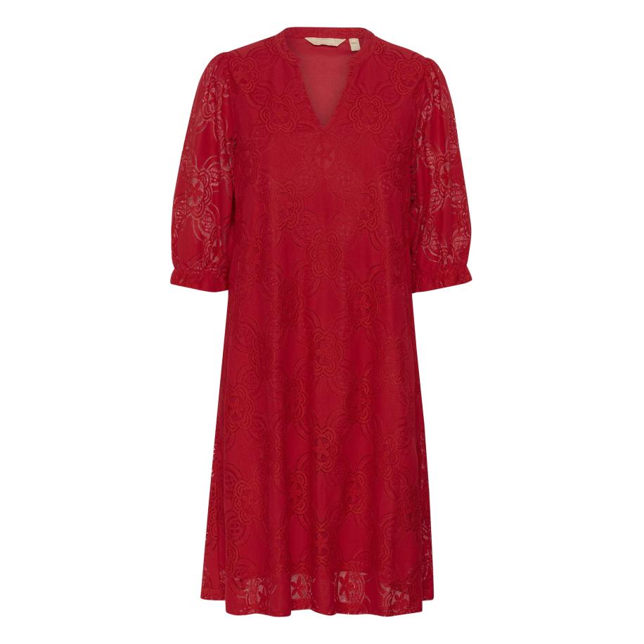 Culture CULTURE Jurk Olu rood -