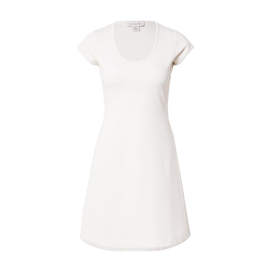 Calvin Klein Calvin Klein Jeans Jurk wit -
