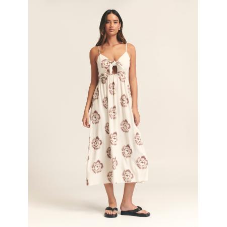 St MRLO Jurk MRLO MIDI DRESS beige / bruin