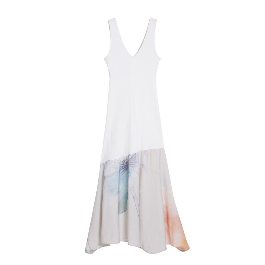 Desigual Desigual Jurk gemengde kleuren / wit -