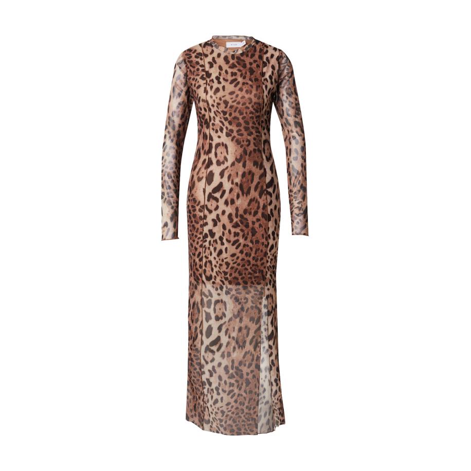 Vila VILA Jurk Ninna bruin / lichtbruin / zwart -