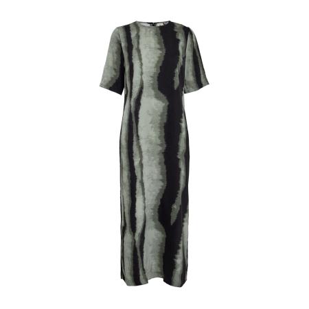 Peppercorn Peppercorn Jurk Jeanne olijfgroen / pastelgroen / zwart