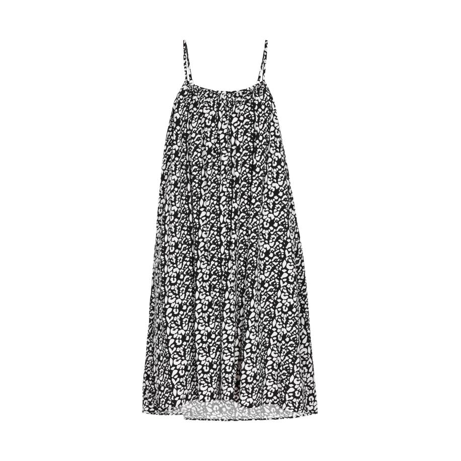 Swirly swirly Zomerjurk zwart / wit -