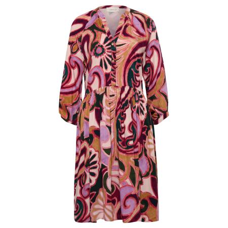 Cartoon Jurk lila / rosa / bordeaux / zwart