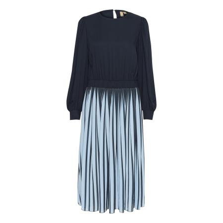 Culture CULTURE Jurk Carly nachtblauw / lichtblauw