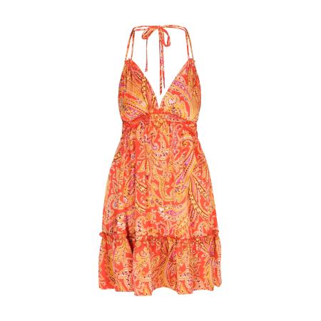 ebeeza ebeeza Jurk Spring Summer bruin / geel / oranje / rosa