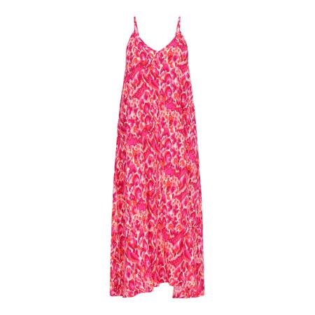 MYMO Zomerjurk Young Fashion oranje / rosa / donkerroze / wit