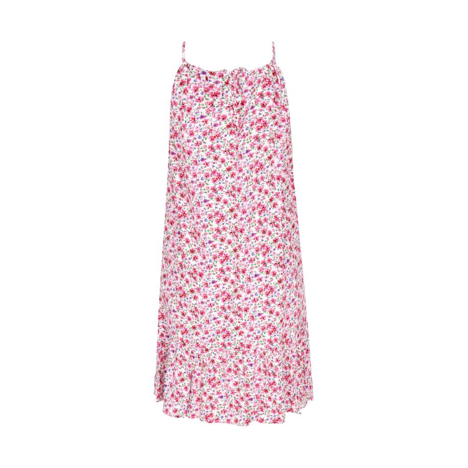 Swirly swirly Jurk blauw / groen / pink / wit -